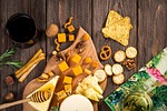 cheese, cheeses, food, nutrition, dish, delicious, snacks, snack, cheese plate, gastronomy, gourmet, wine, view from above, kitchen, table, still life, treats, cheese, cheese, cheese, cheese, cheese