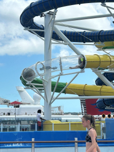 Waterslides on cruise,
